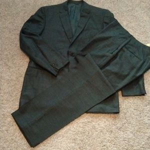 Vintage Men's blue Kingswood Hughes hatcher surffrin 42L suit set